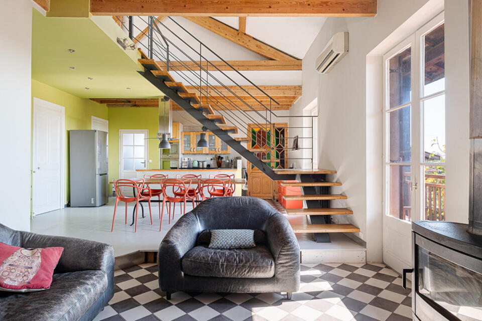 Maison de caractère à l'esprit loft, un lieu de vie singulier et inspirant