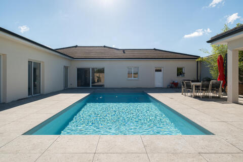 Maison contemporaine de plain-pied