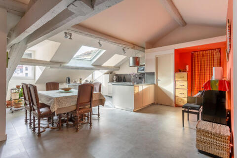 Un esprit loft sous les toits, un lieu à part