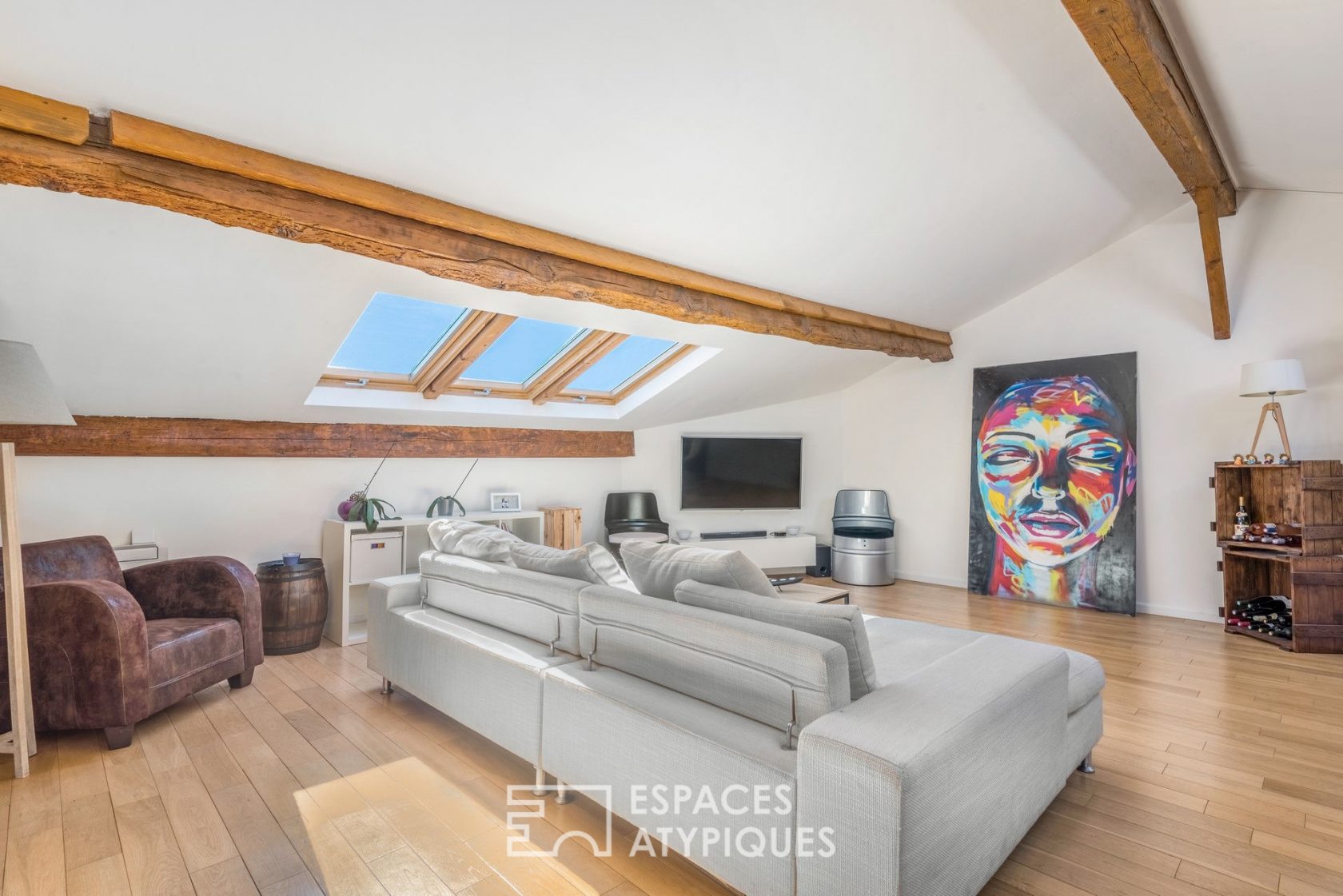 Appartement sous les toits en hypercentre