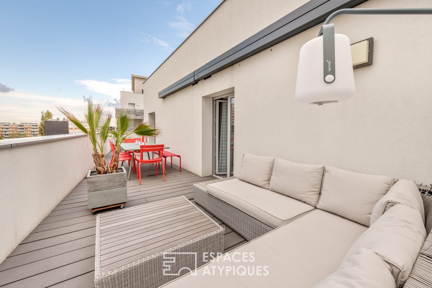 Toit terrasse avec vue