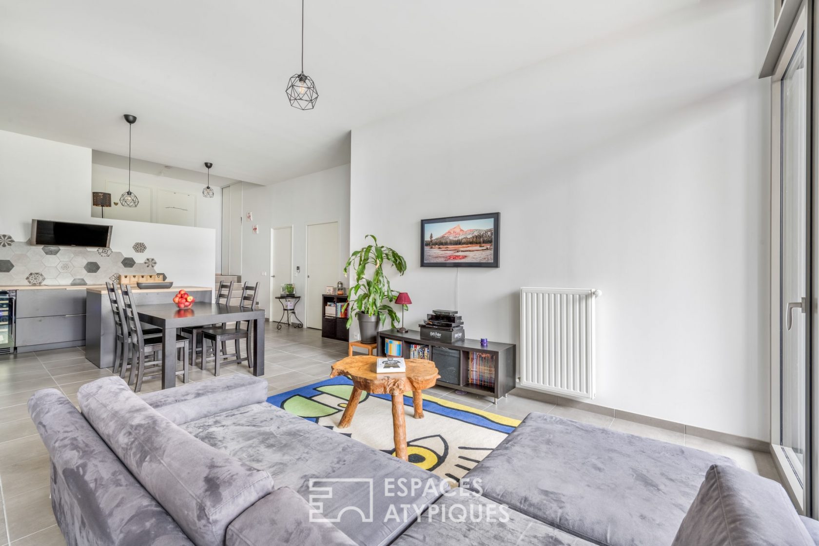 Appartement esprit loft avec terrasse