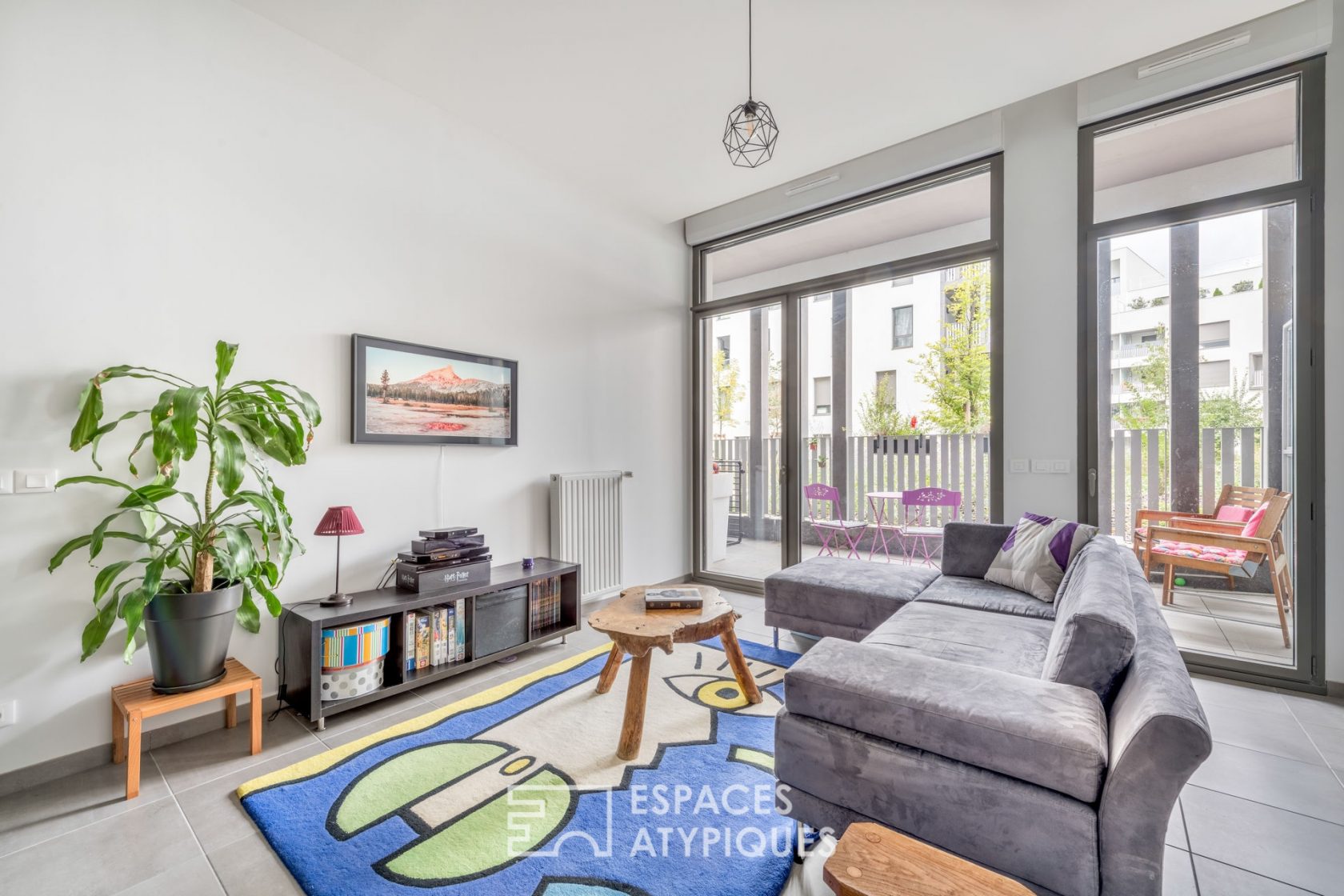 Appartement esprit loft avec terrasse
