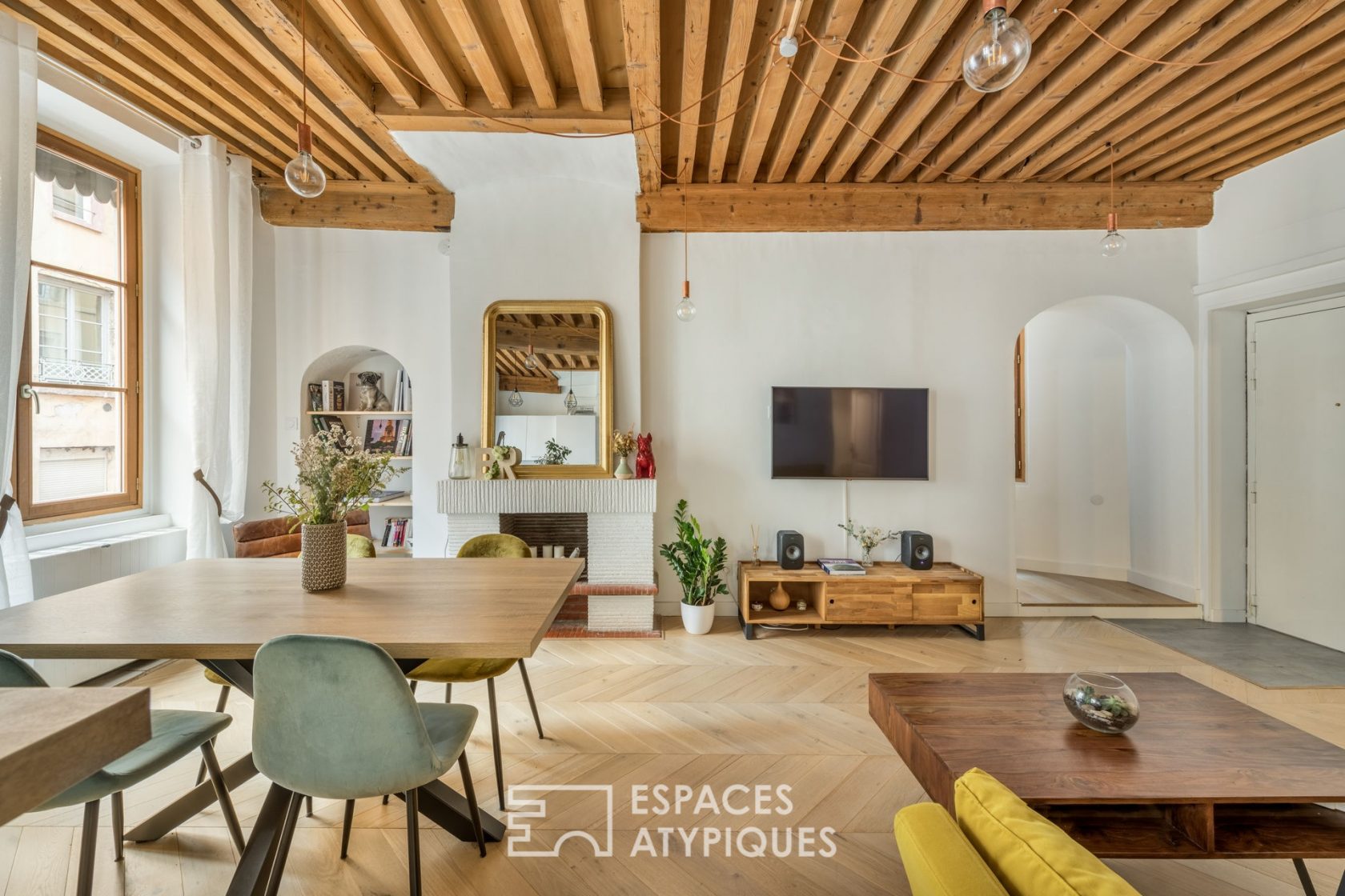 Appartement de caractère rénové proche de la place des Terreaux
