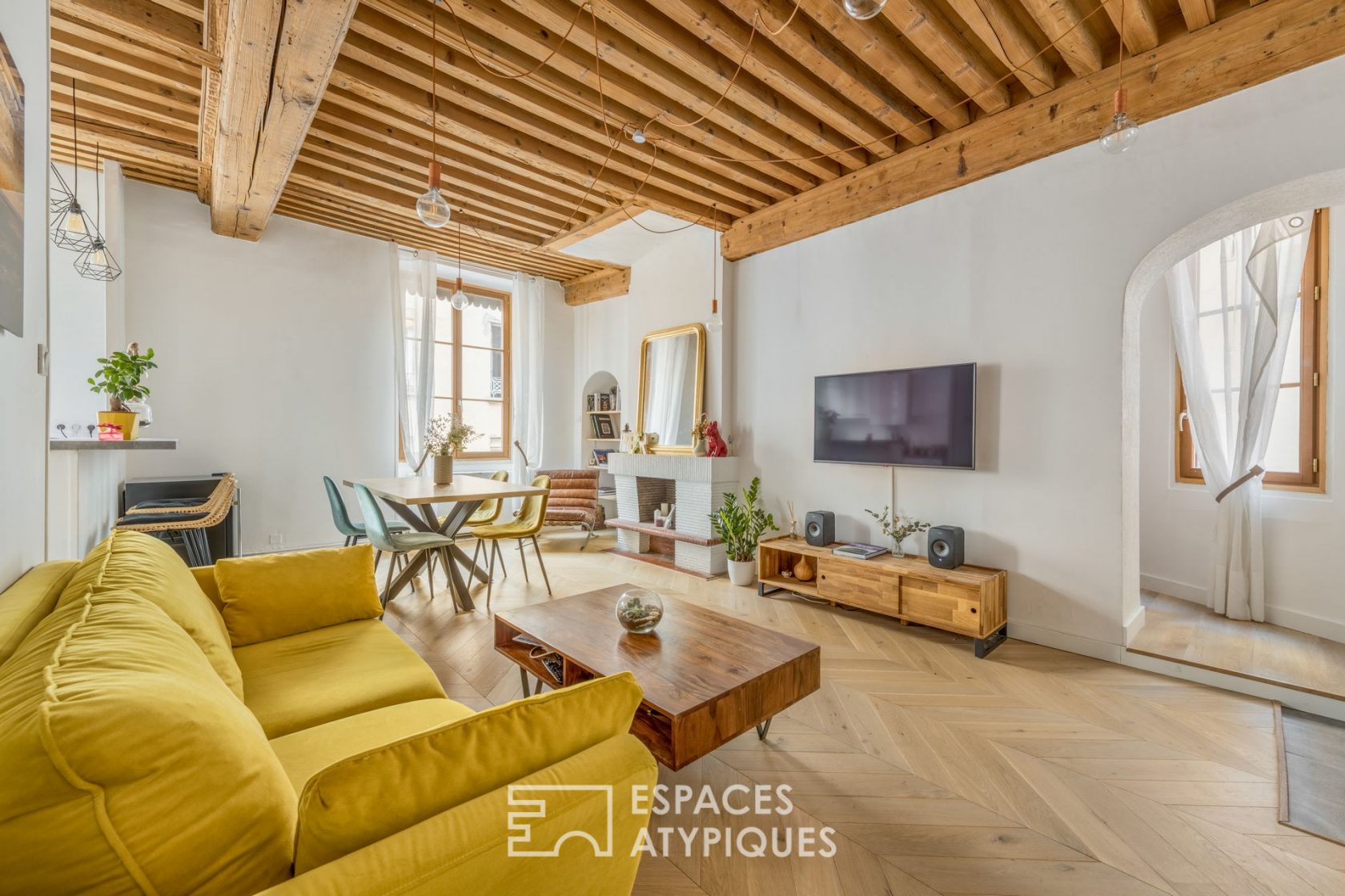Appartement de caractère rénové proche de la place des Terreaux