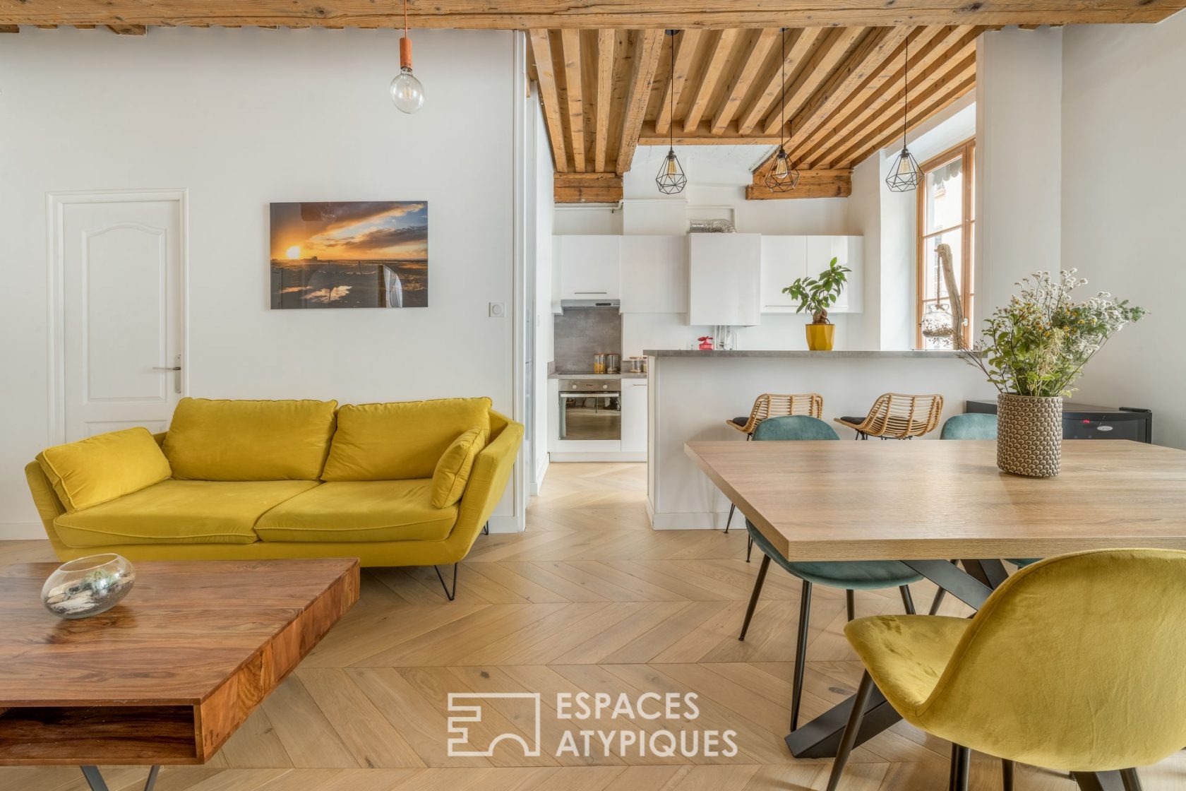 Appartement de caractère rénové proche de la place des Terreaux
