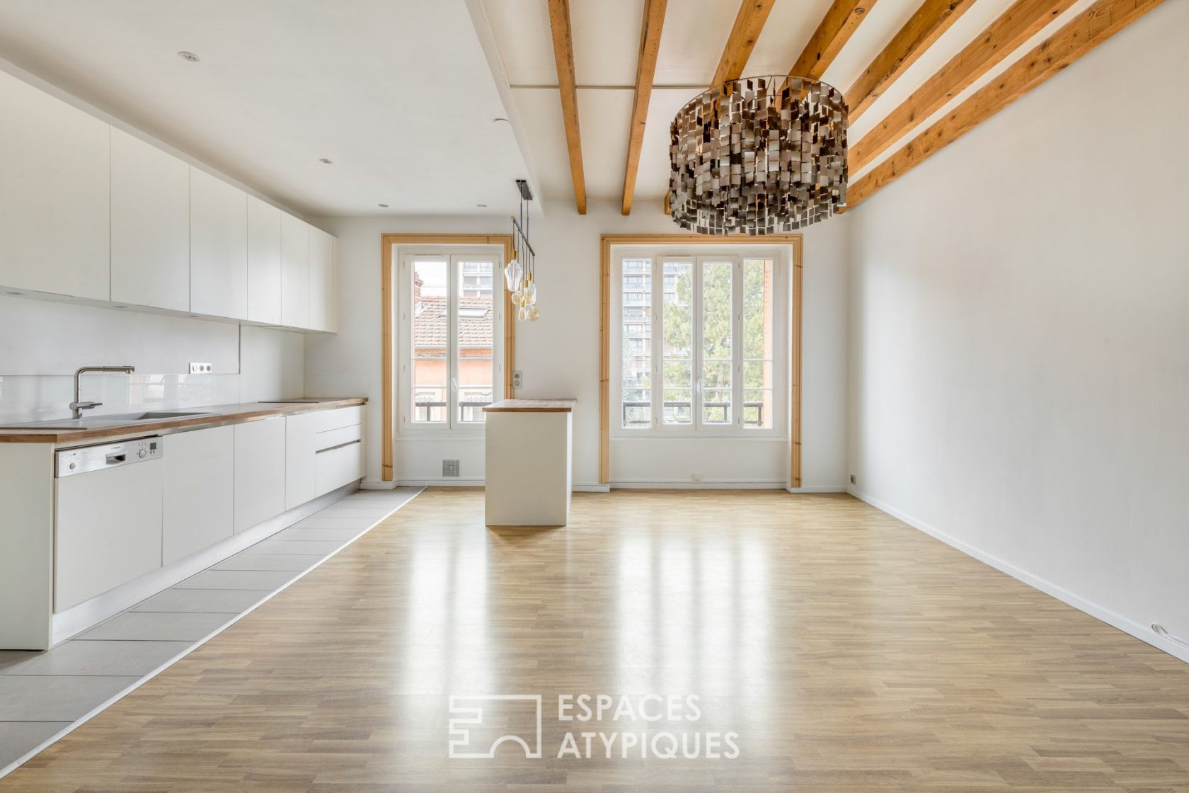 Appartement ancien esprit loft