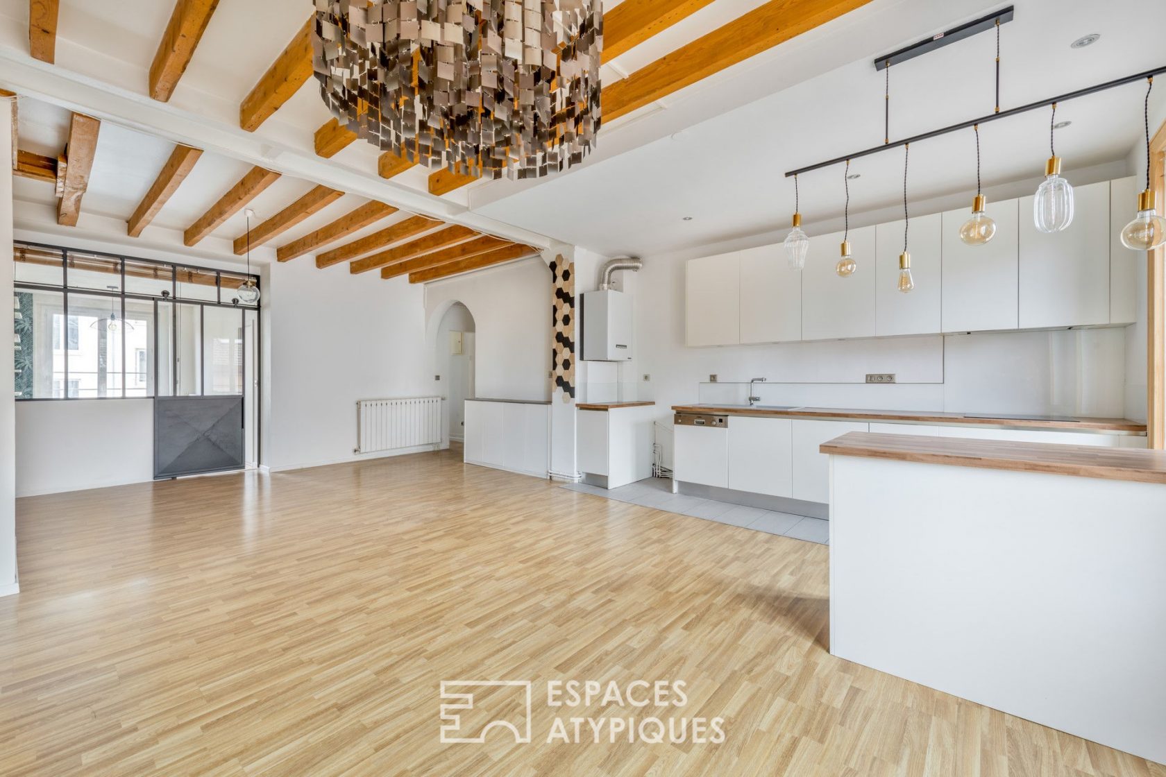 Appartement ancien esprit loft