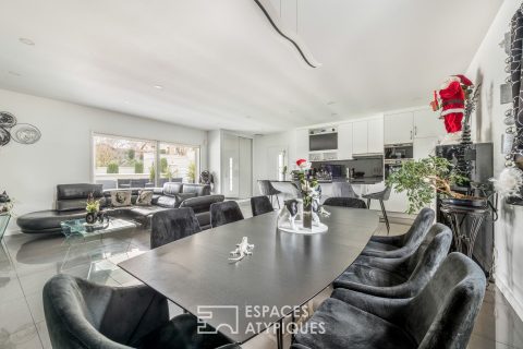 Maison contemporaine avec piscine