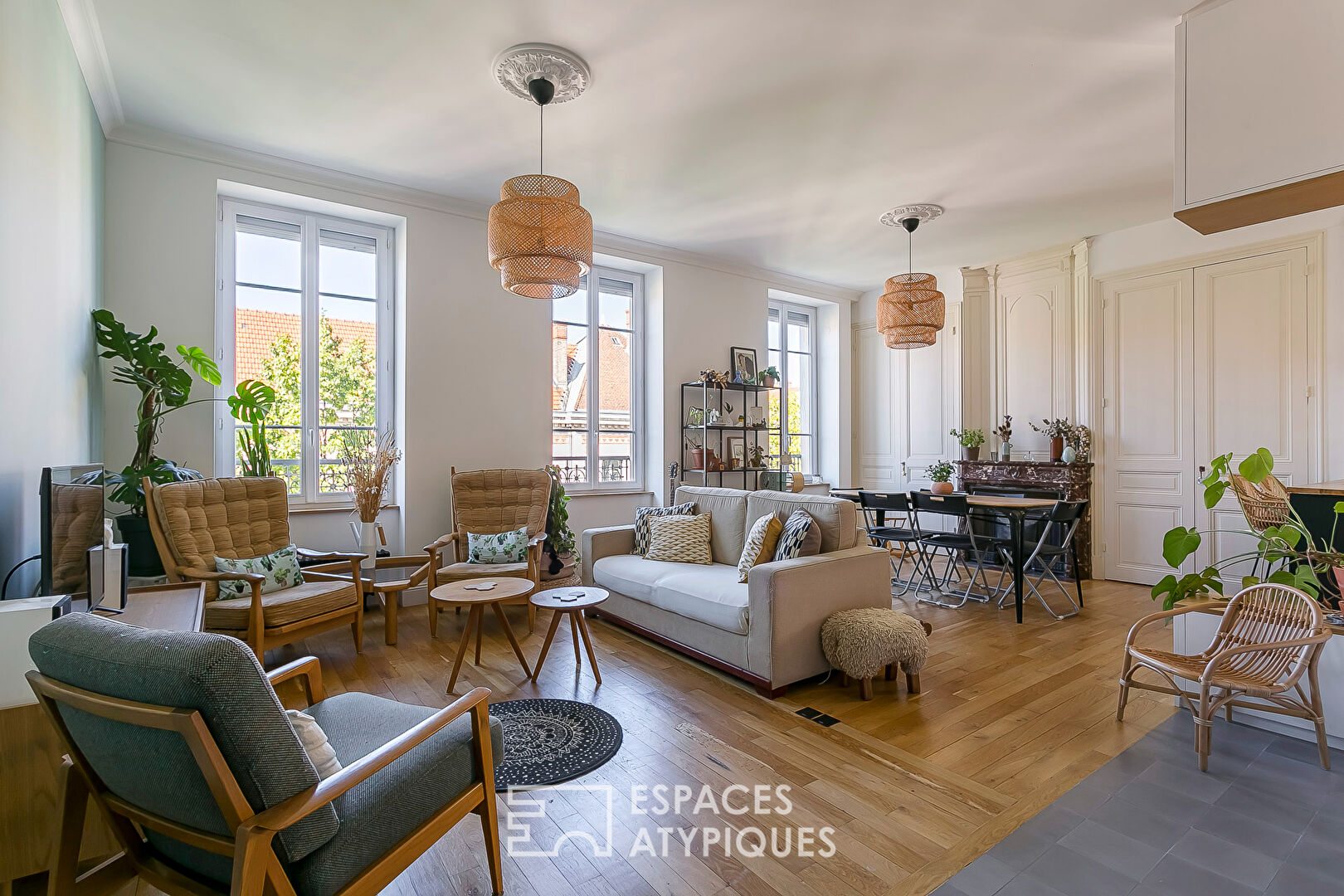 Appartement ancien rénové par architecte