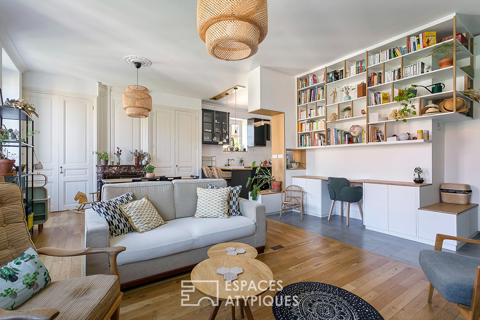 Appartement ancien rénové par architecte