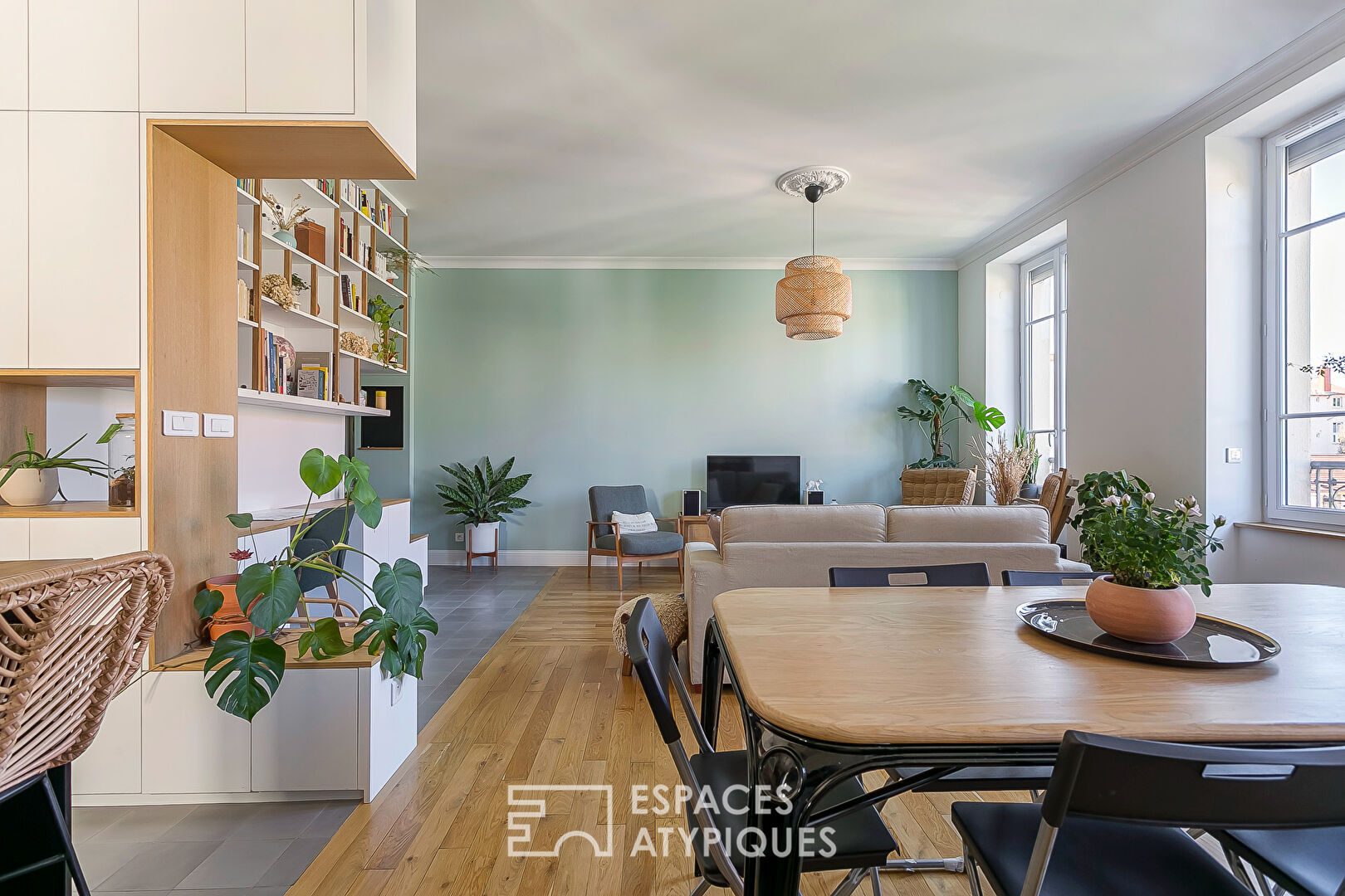 Appartement ancien rénové par architecte