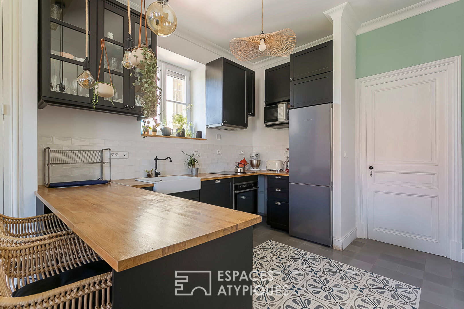 Appartement ancien rénové par architecte