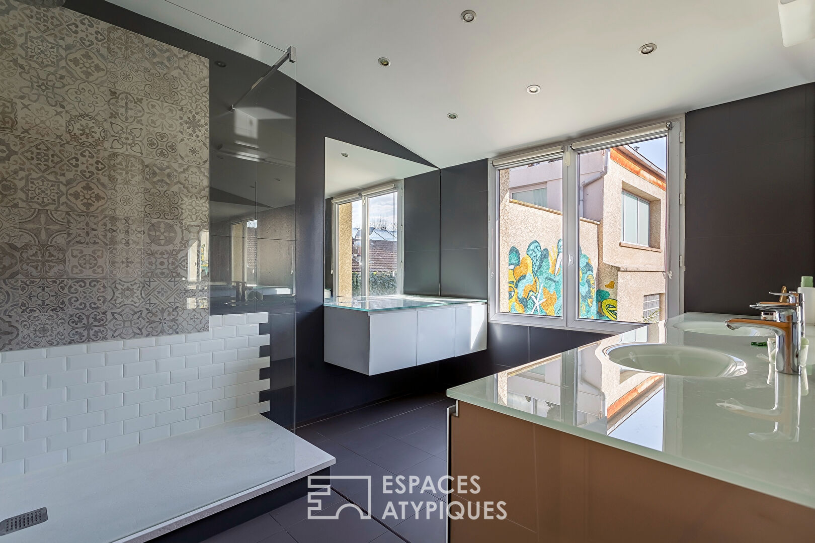 Maison type loft avec piscine