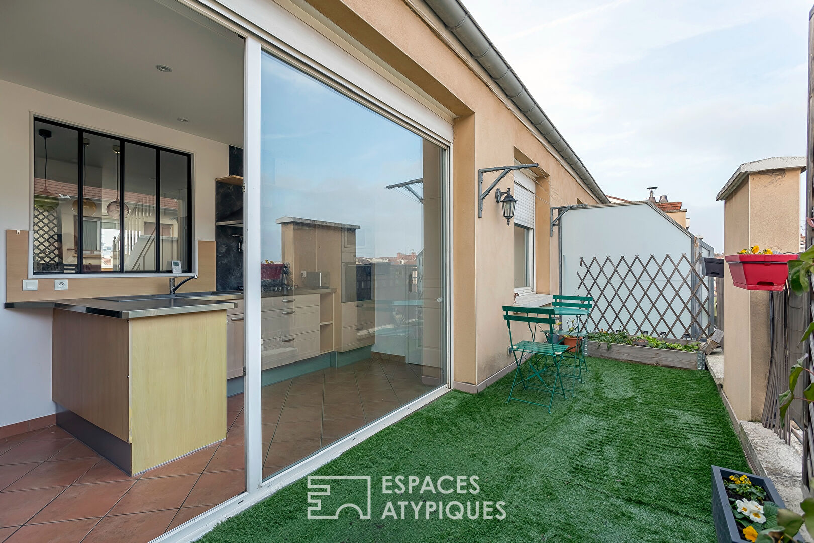 Dernier étage avec terrasses
