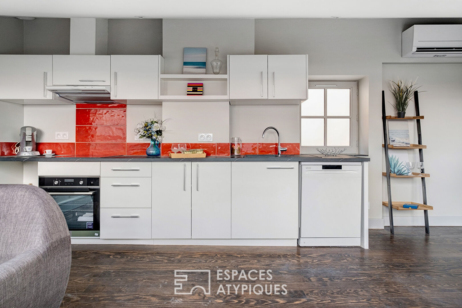Appartement T3 mansardé en dernier étage avec balcon