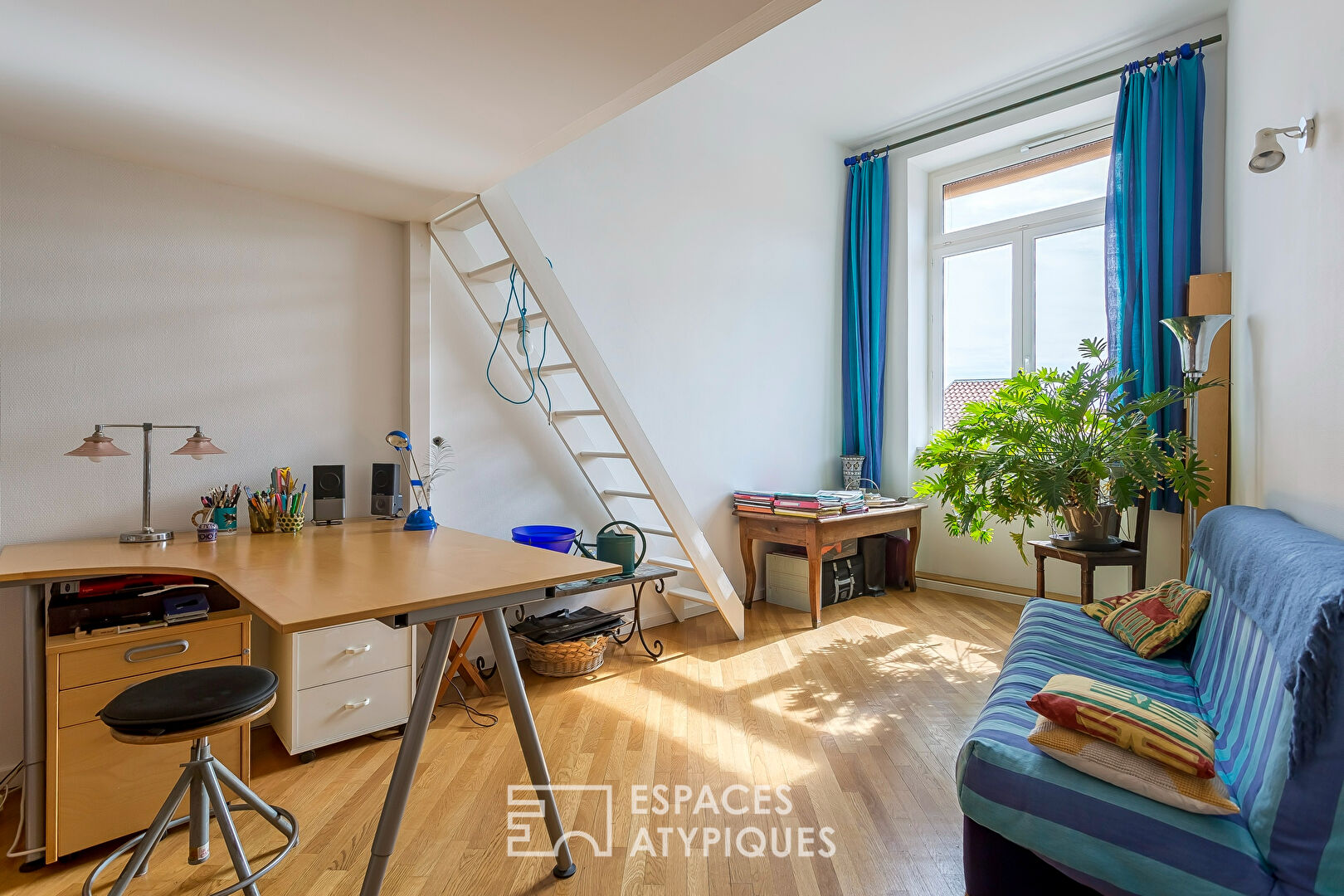 Duplex inversé avec terrasse et vue