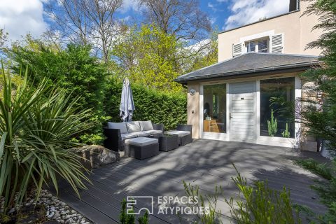 Duplex rénové avec jardin