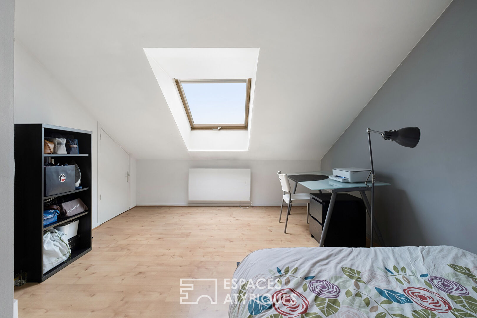 Duplex en dernier étage d’un immeuble moderne