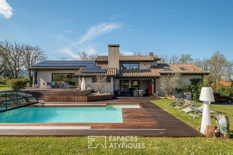 Maison rénovée avec piscine