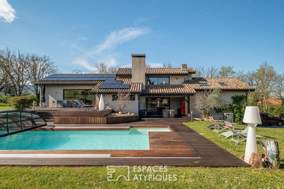 Maison rénovée avec piscine