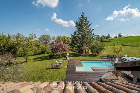 Maison rénovée avec piscine