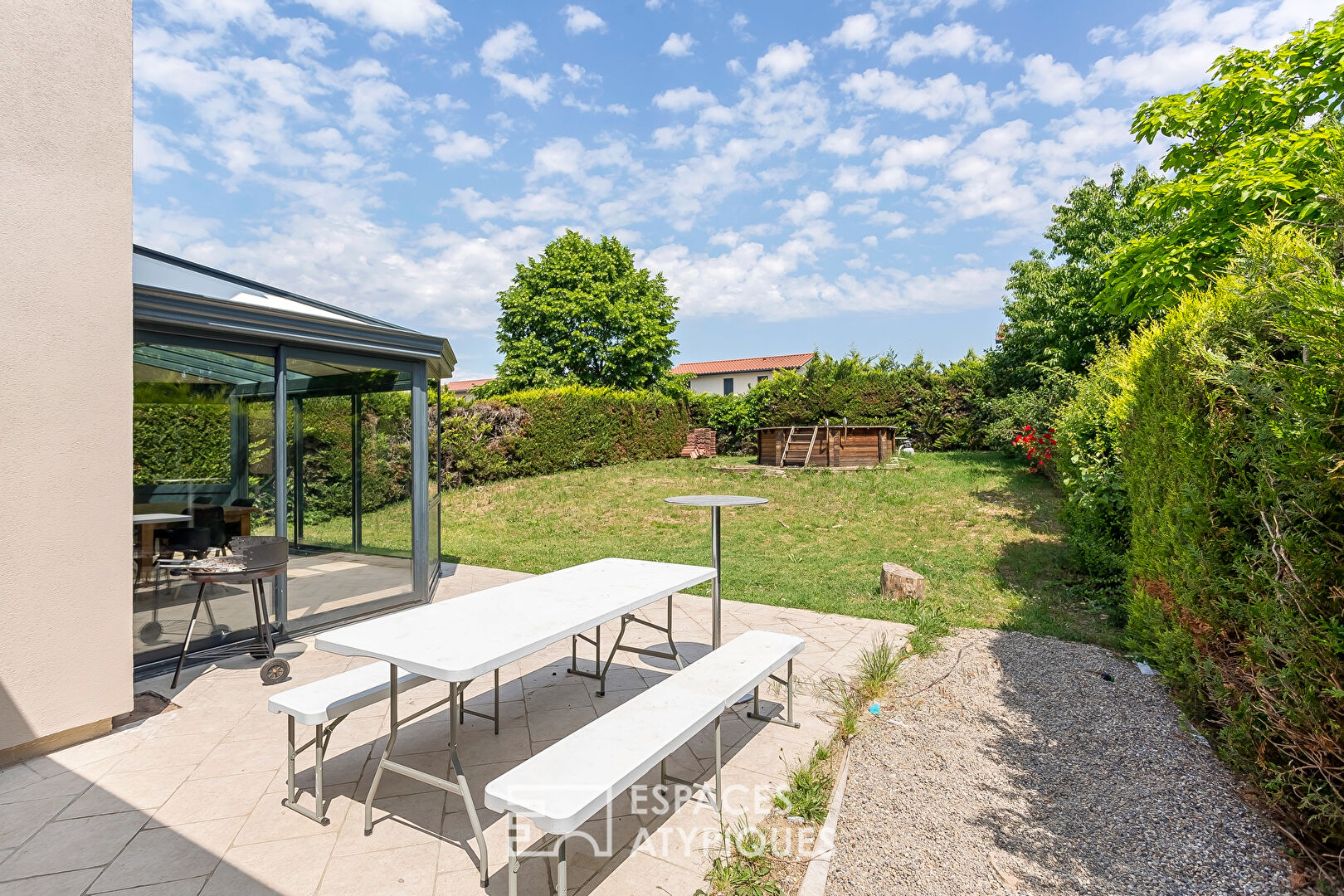 Renovated house with veranda