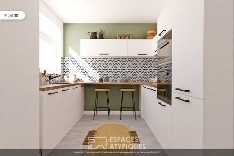 Dernier étage à rénover avec ascenseur