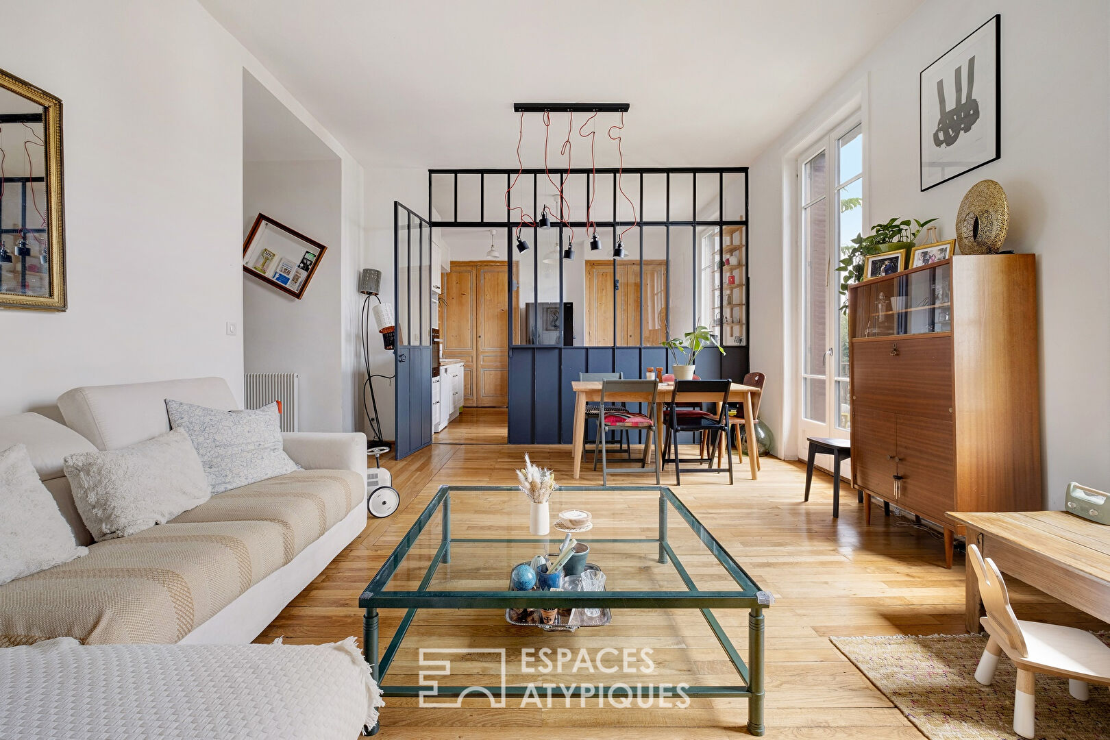 Duplex avec jardin dans une ancienne bâtisse