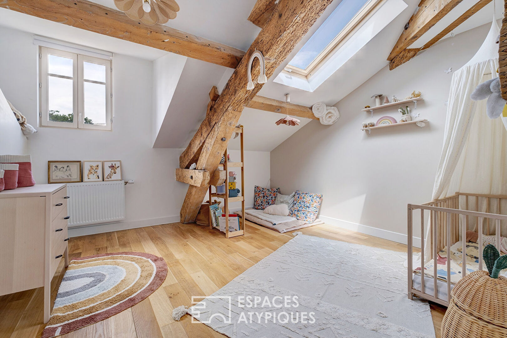 Duplex avec jardin dans une ancienne bâtisse