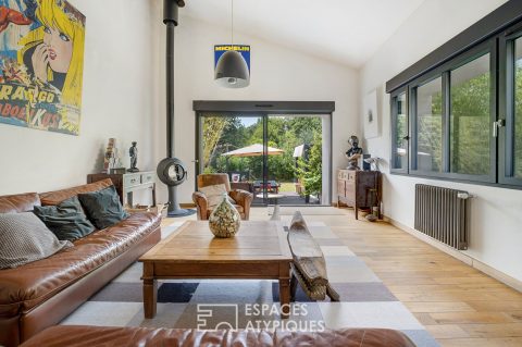 Old renovated farmhouse with contemporary extension