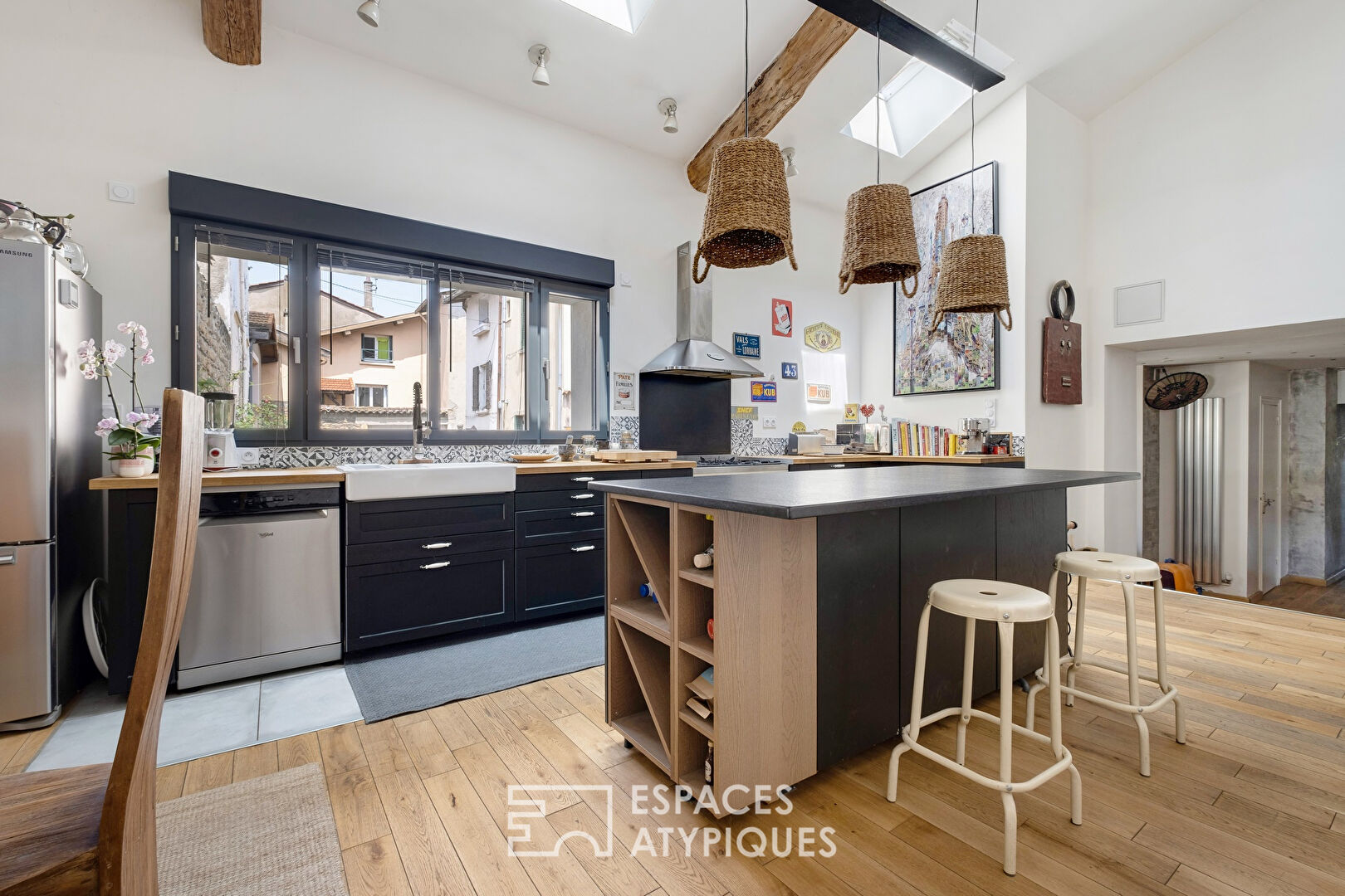 Old renovated farmhouse with contemporary extension