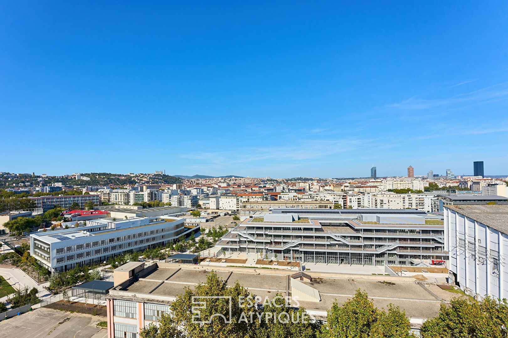 Dernier étage avec terrasse, jardin et vue imprenable sur Lyon