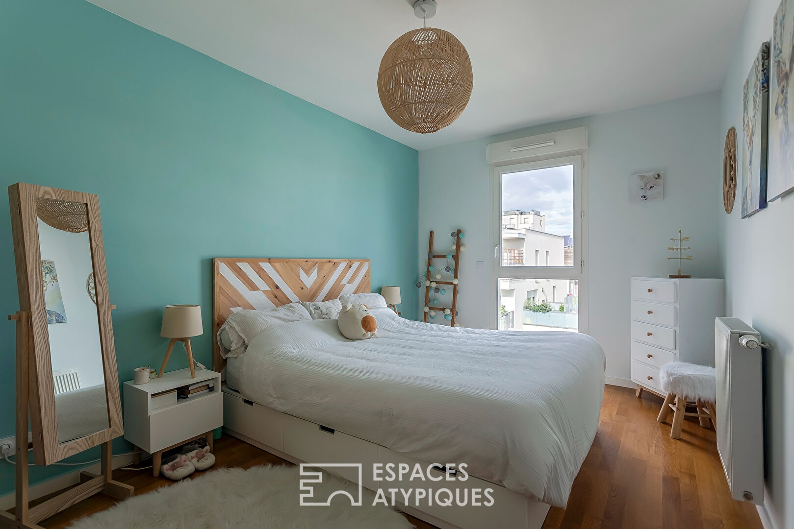 Appartement avec deux terrasses en dernier étage à Lyon 7ème