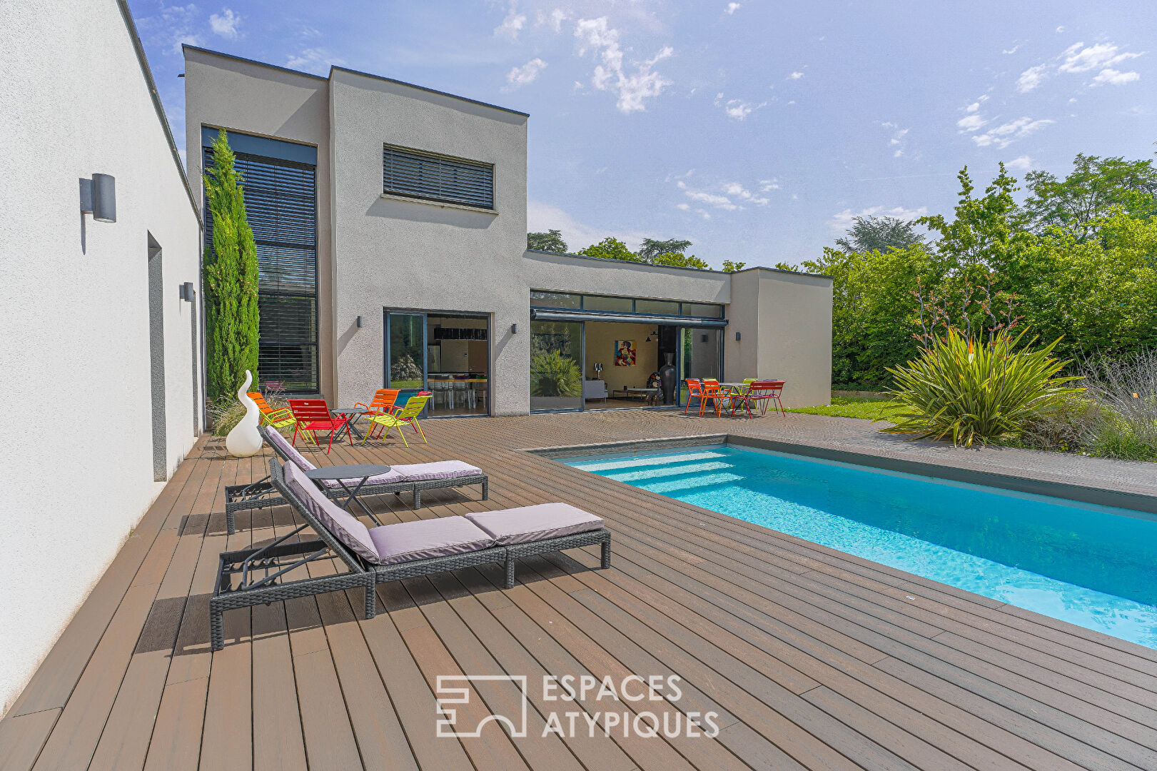 Maison d’architecte au calme en plein coeur du Point du Jour