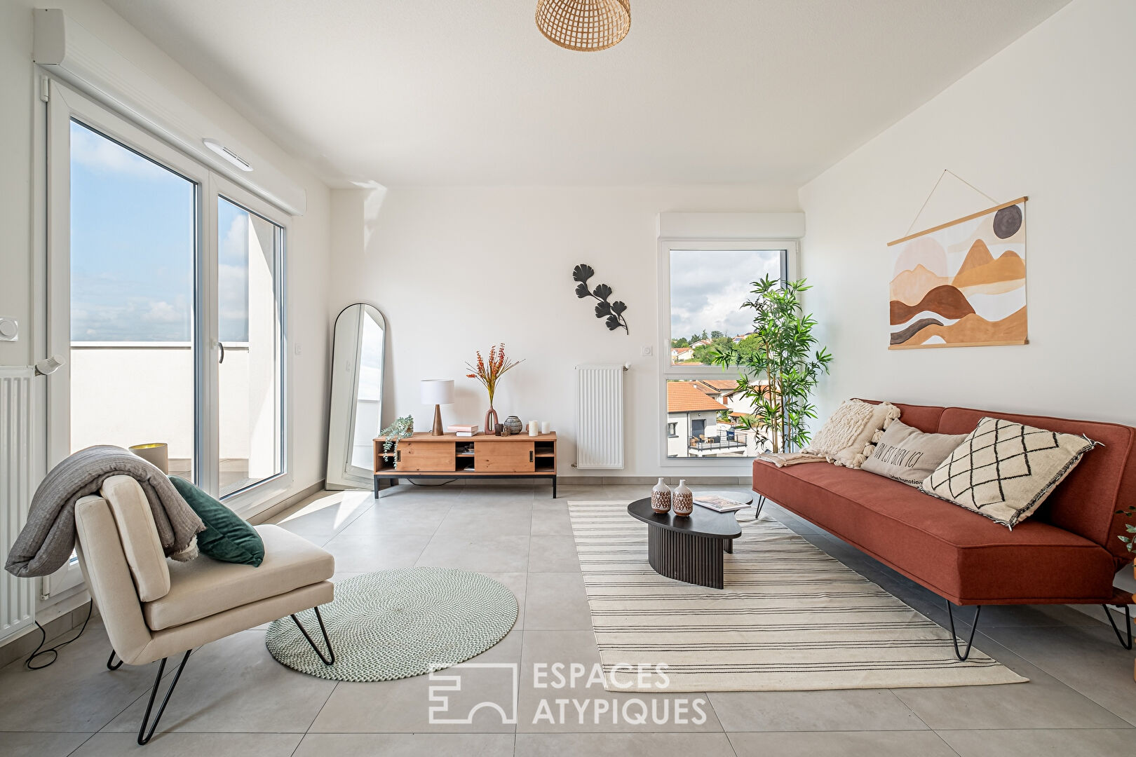 Toit terrasse à Corbas avec garage double