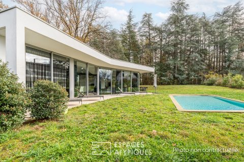 Architect house with swimming pool
