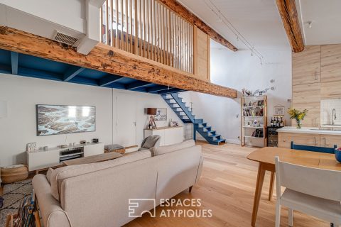 Duplex rénové en dernier étage