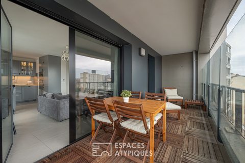 Appartement avec double terrasses