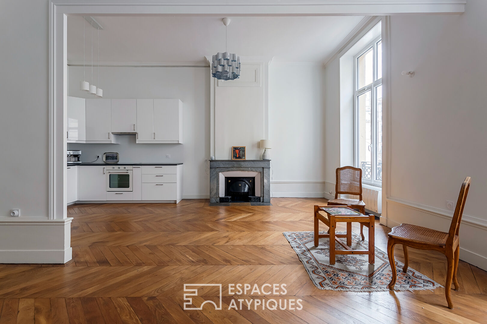 Théâtre des Celestins, appartement ancien rénové