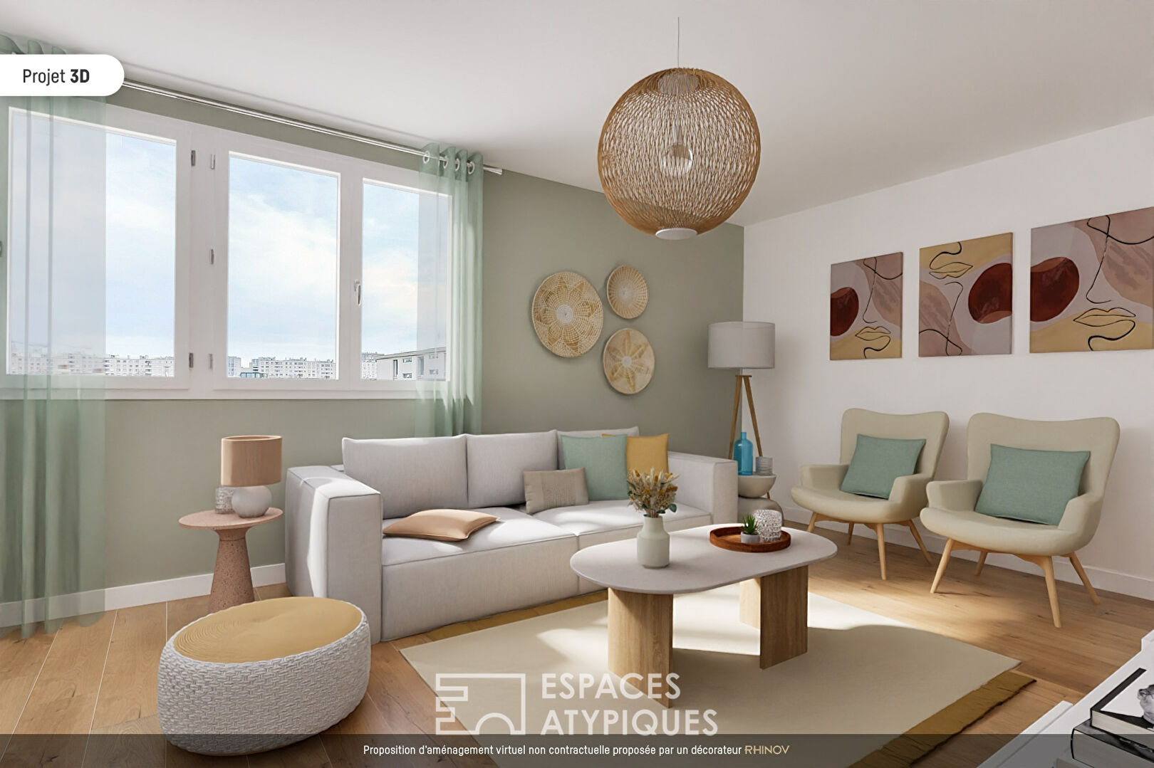 Appartement T3 à Venissieux
