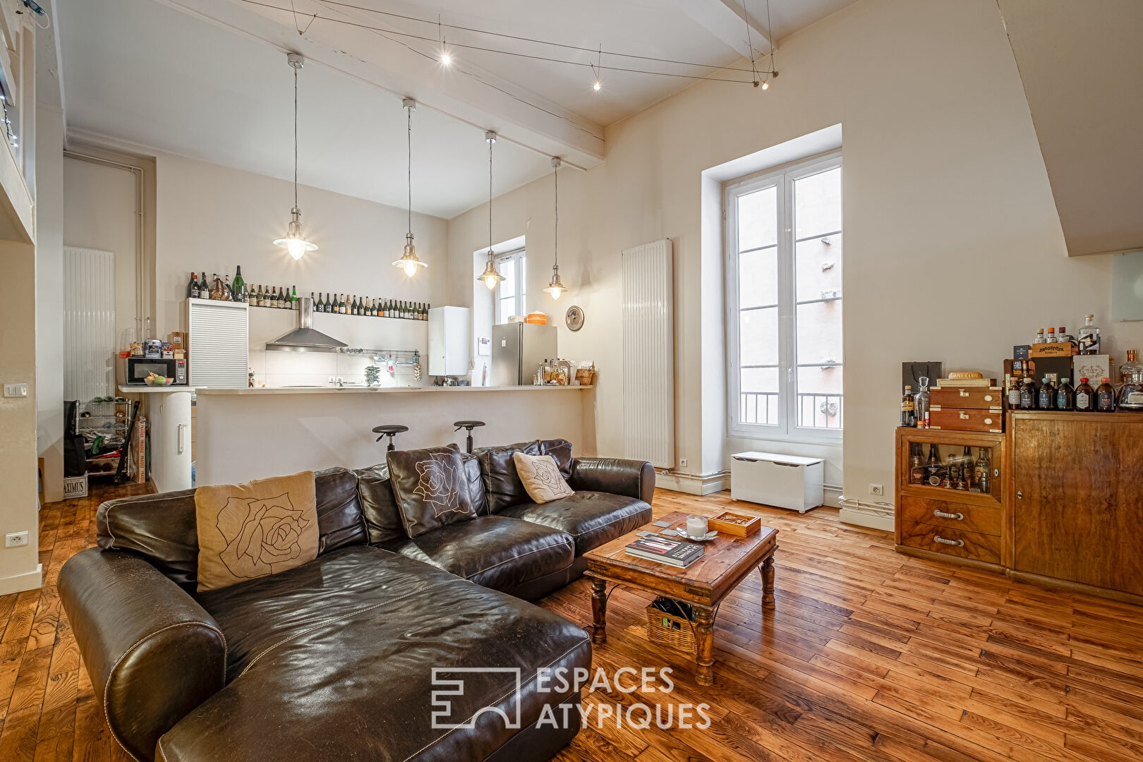 Entre loft et appartement dans un ancien couvent à Lyon 1er