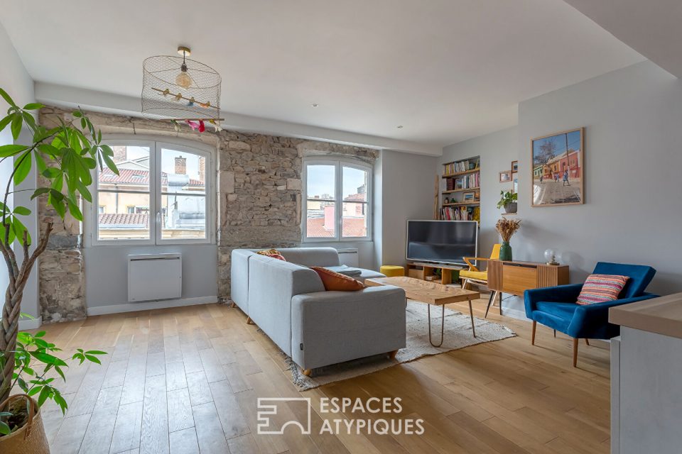 Appartement ancien avec vue au coeur du Vieux Lyon