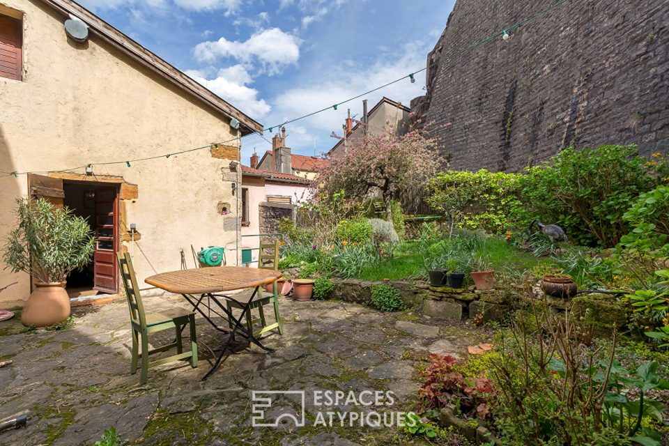 Maison atypique avec jardins dans le Vieux Lyon