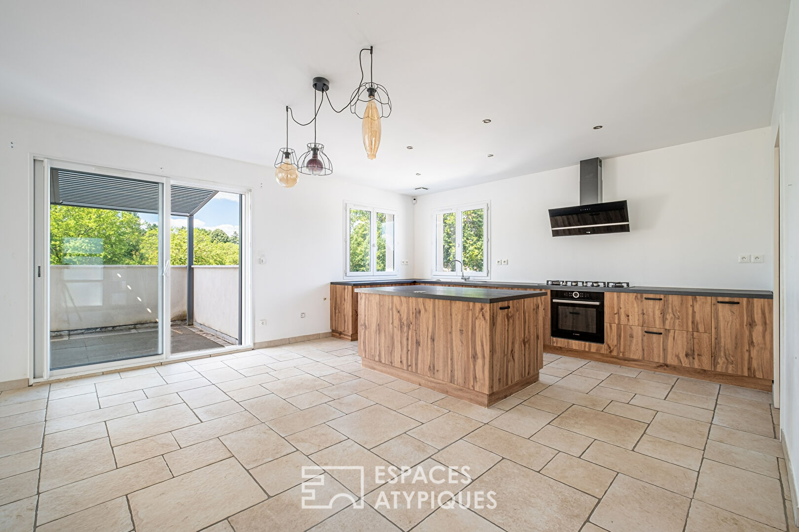 Appartement duplex avec jardin et terrasse