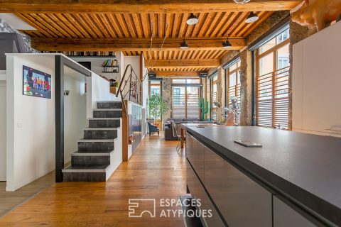 Family loft in the slopes of Croix-Rousse