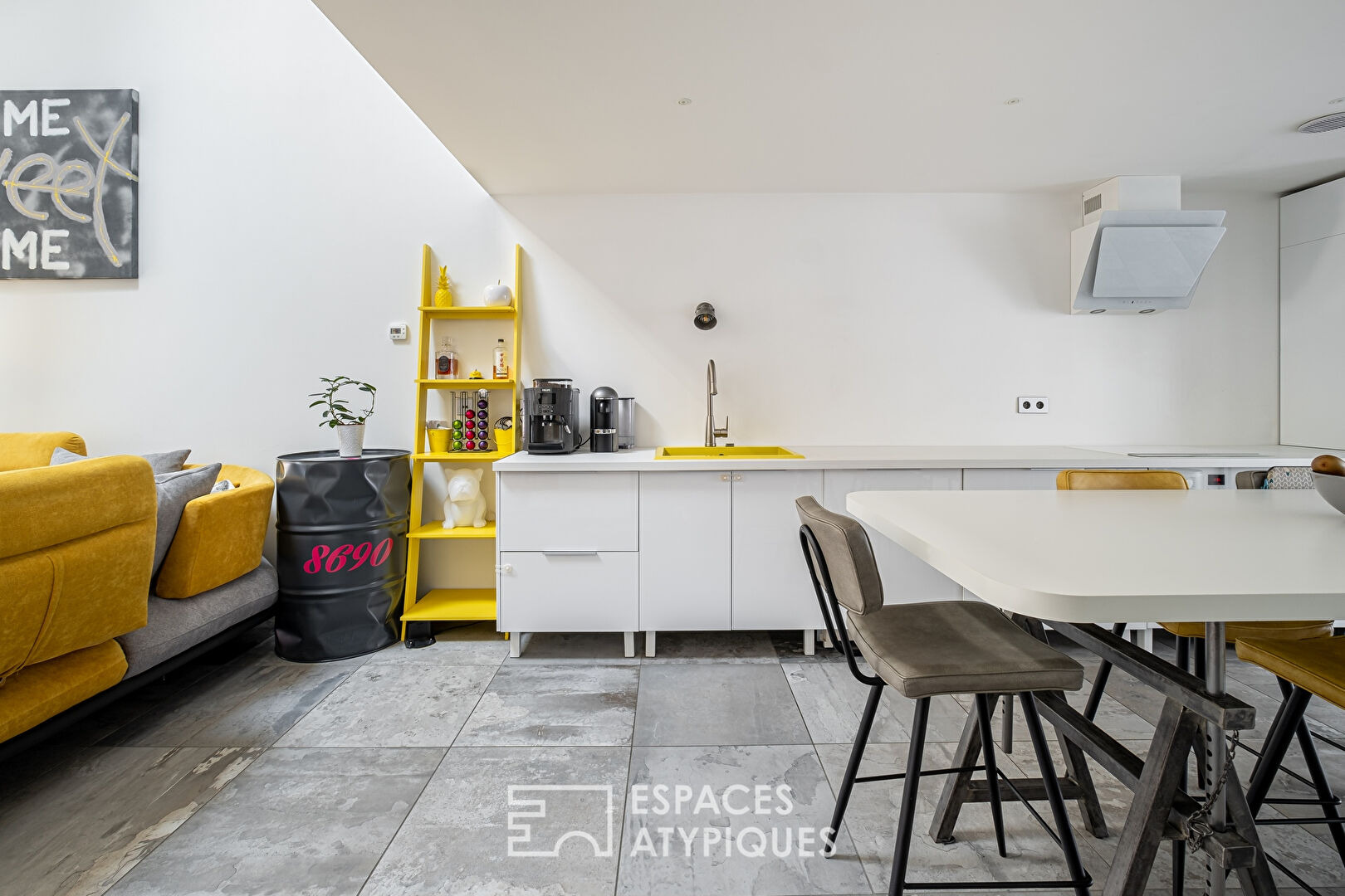 Loft in a former wallpaper factory