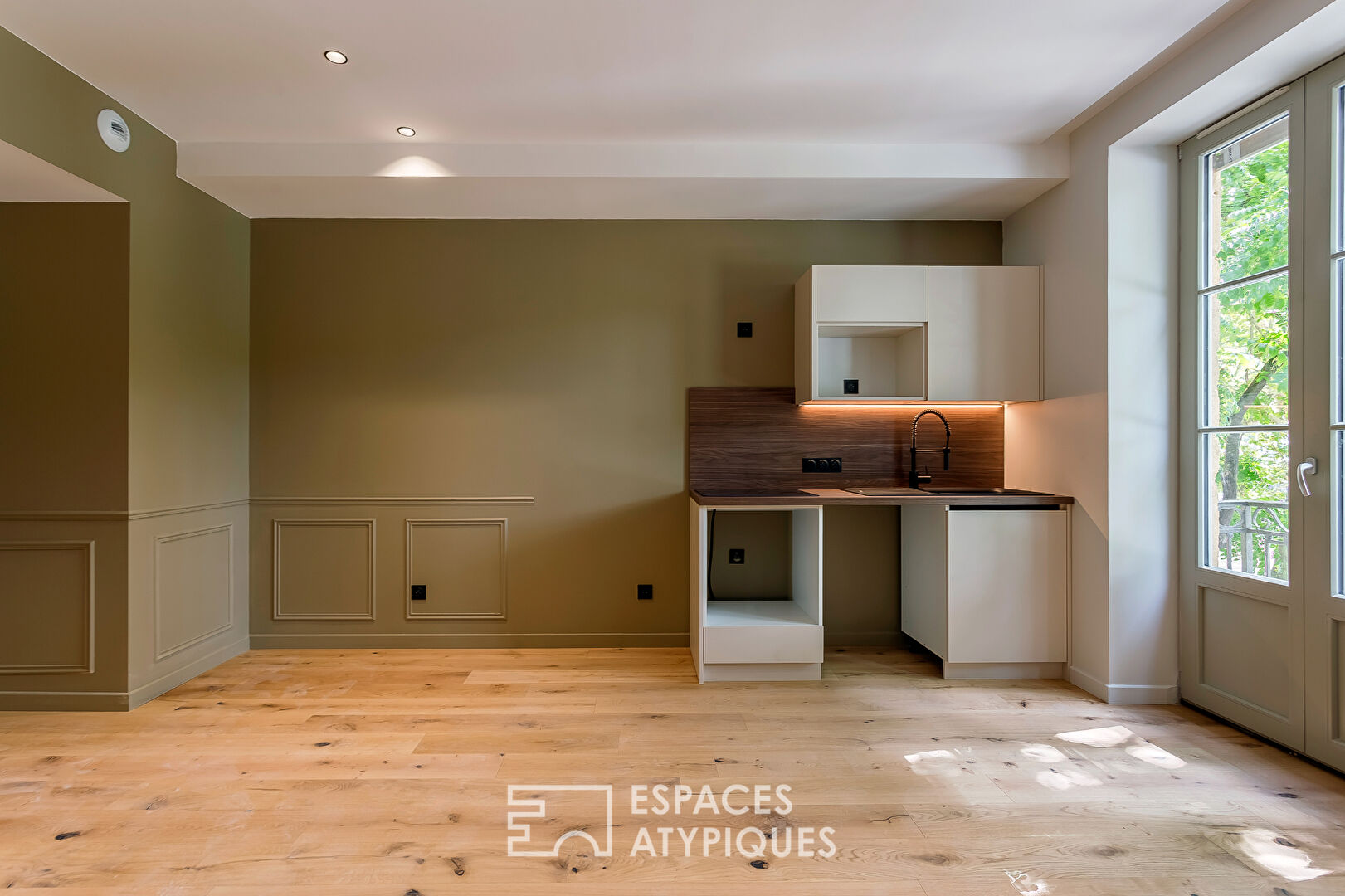 Appartement rénové avec vue sur la Saône