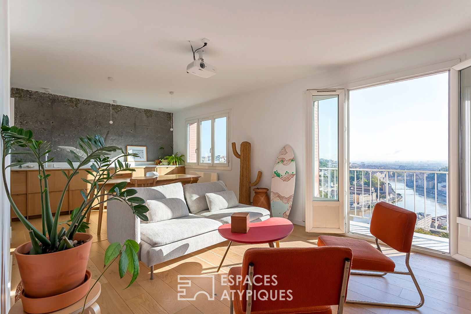 Architect renovated apartment with incredible view and balcony
