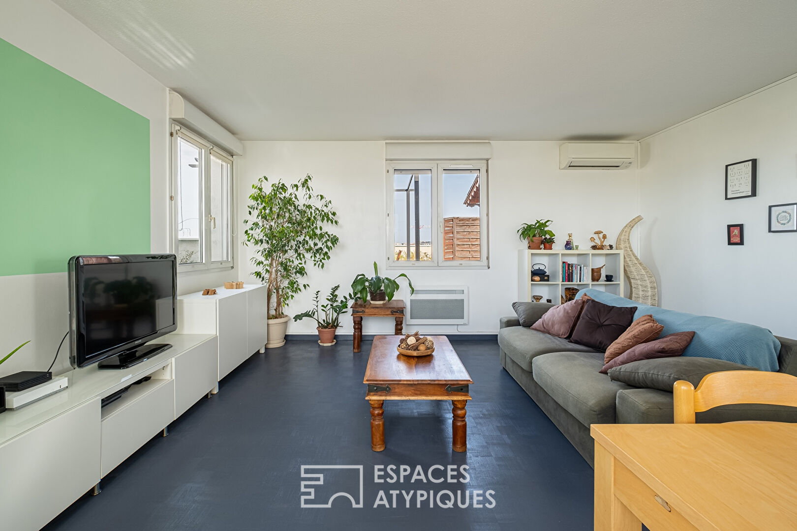 Appartement en Attique avec terrasse et vue imprenable à Lyon 8e